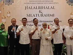 Perkuat Sinergi Hukum dan Investasi, Wali Kota Tasik Hadiri Halal Bihalal INI–IPPAT