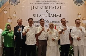 Perkuat Sinergi Hukum dan Investasi, Wali Kota Tasik Hadiri Halal Bihalal INI–IPPAT