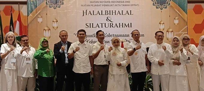 Perkuat Sinergi Hukum dan Investasi, Wali Kota Tasik Hadiri Halal Bihalal INI–IPPAT