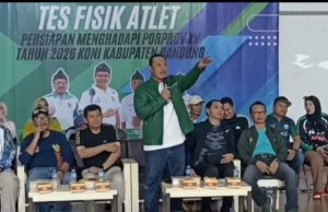 KONI Kab.Bandung Gelar Tes Fisik, Diikuti 400 Atlet Porprov XV 2026