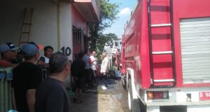 Kebakaran Diwilayah Pameuntasan Selamatkan 2 Orang Anak