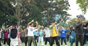 Olahraga Bersama FORKOPIMDA dan Pemkab Bandung Semarakkan Hari K3 Sedunia 2026