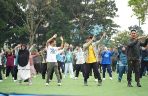 Olahraga Bersama FORKOPIMDA dan Pemkab Bandung Semarakkan Hari K3 Sedunia 2026