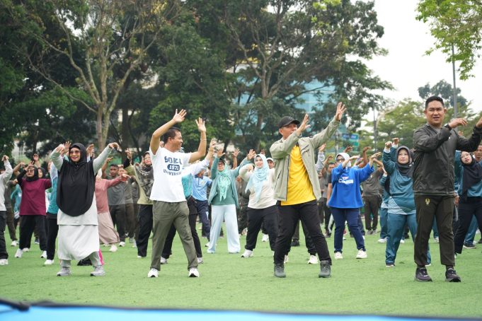 Olahraga Bersama FORKOPIMDA dan Pemkab Bandung Semarakkan Hari K3 Sedunia 2026