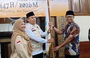 Haru dan Khidmat, Viman Alfarizi Ramadhan Lepas 1.348 Jemaah Haji Kota Tasikmalaya