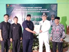 Farhan Taufik Akbar Resmi Pimpin Desa Margahayu Selatan, Sertijab Berlangsung Khidmat