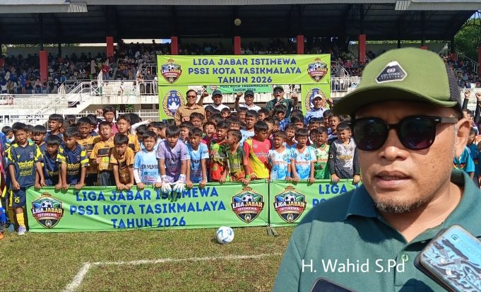 H. Wahid Dorong Pembinaan Usia Dini Lewat Liga Jabar Istimewa di Tasikmalaya