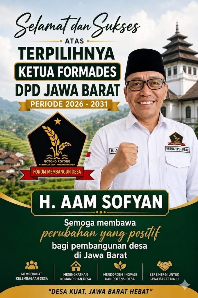 H. Aam Sopyan Usung Visi Pembangunan Desa Menyeluruh di Jawa Barat