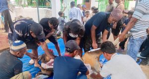 Semangat Berbagi di Hari Raya Iduladha, Masjid Nurul Yakin Tabona Sembelih 5 Ekor Sapi Kurban