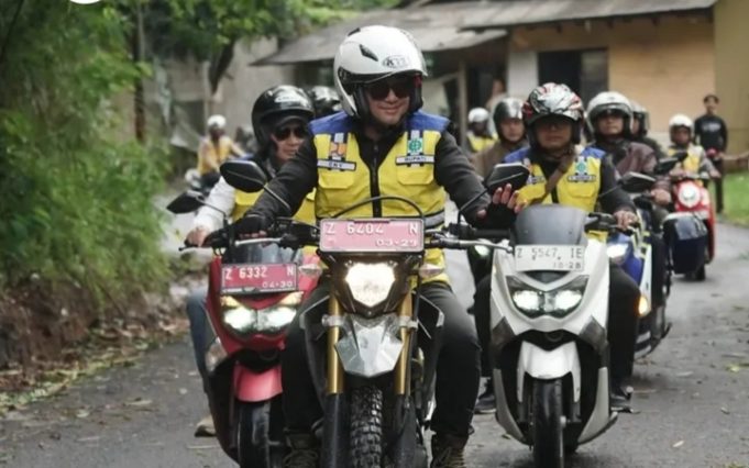 Touring Infrastruktur, Bupati Cecep Siapkan Pembangunan Jalan dan Sekolah Nasional Terintegrasi