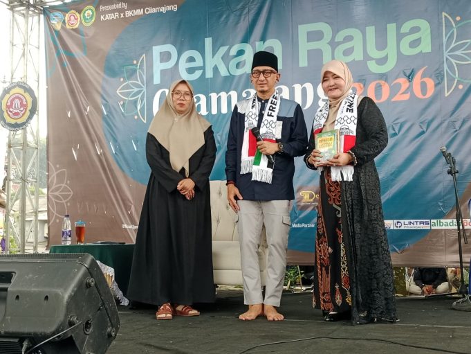 Tak Bisa Hadir, Diky Candra Negara Titip Salam Lewat Rani di Pekan Raya Cilamajang