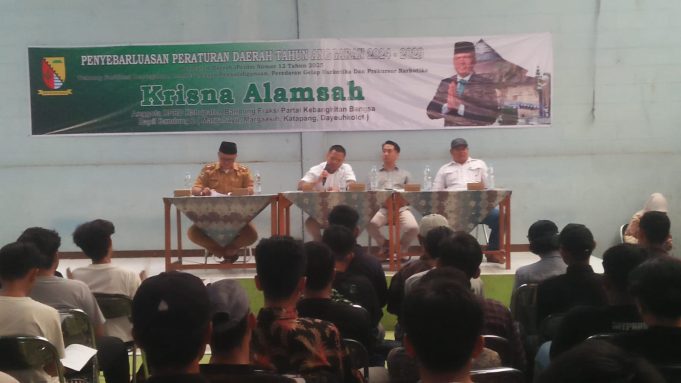 Legislator H. Krisna Alamsah Penyebarluasan Perda Nomor 13 Tahun 2025 Masyarakat Jangan Memakai Narkotika