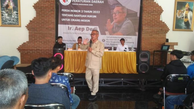 Legislator Ir. Aep Dedi Penyebarluasan Perda Nomor 2 Untuk Meningkatkan Hak – Hak Hukum Yang Dimiliki
