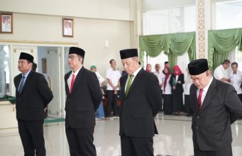 KDS Melantik 4 Pejabat Pimpinan Tinggi Pratama Salah Satunya Wahyudin Menjadi Kadisperkimtan