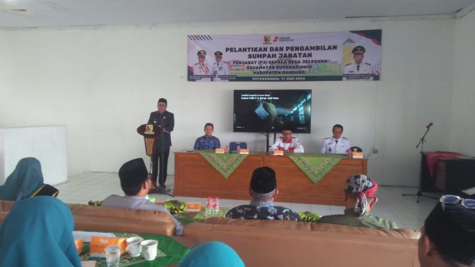 Camat Kutawaringin Pelantikan PJ. Desa Jelegong Bukan Hanya Seremonial Tapi Merupakan Tugas Penting