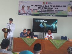PJ. Kepala Desa Jelegong Yang Baru Dilantik Berharap Semua Unsur Untuk Selalu Mendukung Dan BerkolaborasiÂ