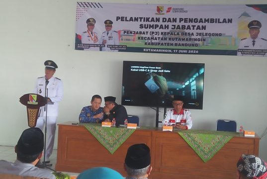 PJ. Kepala Desa Jelegong Yang Baru Dilantik Berharap Semua Unsur Untuk Selalu Mendukung Dan Berkolaborasi