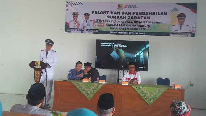 PJ. Kepala Desa Jelegong Yang Baru Dilantik Berharap Semua Unsur Untuk Selalu Mendukung Dan Berkolaborasi