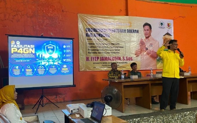 Legislator, H. Iyep Jamaludin Dalam Penyebarluasan Perda Nomor 13 Ajak Masyarakat Perangi Narkotika