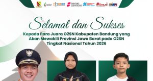 Harumkan Nama Kabupaten Bandung, Empat Siswa Lolos ke O2SN Nasional 2026