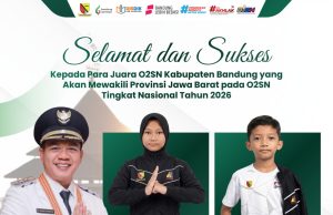 Harumkan Nama Kabupaten Bandung, Empat Siswa Lolos ke O2SN Nasional 2026
