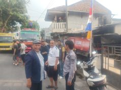 Kebakaran Terjadi Di Rumah Mantan Sekertaris Desa Nanjung