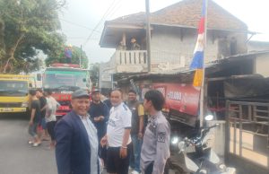 Kebakaran Terjadi Di Rumah Mantan Sekertaris Desa Nanjung