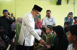 Santunan Yatim dan Dhuafa Warnai Silaturahmi Bupati Bandung di Bojongsoang