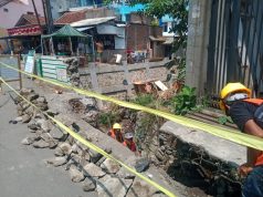 Warga Apresiasi Realisasi Perbaikan Jembatan Sungai Cikasungka melalui Aspirasi Dewan Ir. Aep Dedi