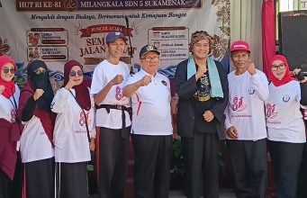 Wawali Diky Candra Negara Hadiri HUT ke-57 SDN Sukamenak 5, Apresiasi Semangat Kebersamaan