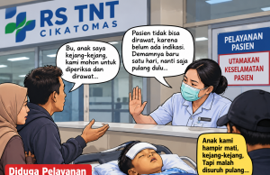 Dugaan Pelayanan Pasien di RS TNT Cikatomas Disorot, Anak Kejang Disebut Sempat Diminta Pulang