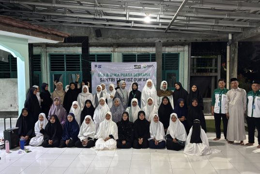 Pererat Ukhuwah, LAZNAS BMH Cirebon Gelar Doa dan Buka Puasa Bersama Santri Tahfidz Manarusalam Hidayatullah