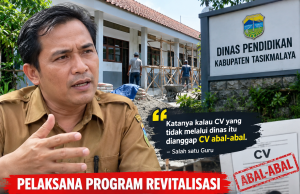 Pelaksana Revitalisasi Dipersoalkan, Guru Sebut Dinas Klaim CV di Luar Jalur sebagai “Abal-abal”