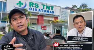 Keluhan Pelayanan RS TNT Cikatomas Mengemuka, Holis Soroti Respons Dirut dan Kualitas Pelayanan Pasien